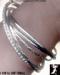 Jennifer Lopez Inspired Bangle Bracelet Set: Thin Bangles