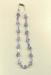 Lavender Art Glass & Aurora Borealis Crystal Necklace