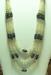 Fabulous Vintage Black and Frosted Glass Necklace