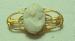 Victorian White Stone Cameo Pin