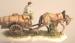 Muller ''Fiddler on Roof'' Type Man Horse Wagon Figurine