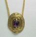 Victorian Slide Necklace With Amethyst