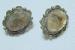 Vintage Mexican Sterling and Shell Earrings