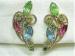 Colorful Pastel Rhinestone Spray Earrings