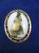 Black Colonial Dress Lady Porcelain Brooch/Pin