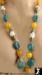 Ethnic Necklace: Vintage Turquoise Amber Ethnic Necklace