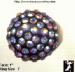 Ring: Black Plastic AB Clear Rhinestone Ring Plastic Jewelry