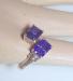 Sterling Amethyst CrossOver Ring