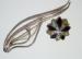 Vintage Mexican Silver Angel Wing Brooch Set