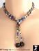 Pearl Lariat: Multicolored Long Pearl Lariat Quartz Necklace