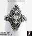 Ring: Art Deco Style Filigree Ring, Filigree Ring, Art Deco