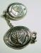 Menorah Silver Double Clip
