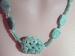 Soft Jade Beaded Necklace - Silver