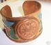Mexican Mixed Metals - Enamel Cuff Bracelet