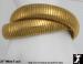 Bangle Bracelet: Vintage Intertwined Gold Tone Snake Bangle