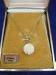 Vintage Ivory Carved Flower Ball Pendant MIB