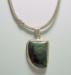 Sterling Laboradite? Pendant Necklace