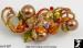 Autumn Leaves Berries Brooch: Sim. Pearl Rhinestone Brooch