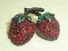Deliciously Sparkling Rhinestone Strawberries