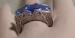 Sterling Silver and Blue CZ Ring