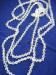 Dainty Long Flapper Crystal Double Pointed Necklace