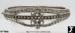 Marcasite Bangle Bracelet: Marcasite Hinged Bangle Bracelet
