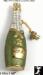 Champagne Bottle Trinket Box, Jeweled Green Champagne Bottle