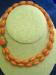 Vintage 2 Strand Salmon Faux Coral Bead Necklace