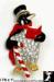 Christmas Penguin Pin: Caroling Christmas Penguin Brooch Pin