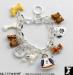 Charm Bracelet: Dog Charm Bracelet Poodle Pug Yorkie Scottie