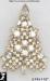 Christmas Tree Pin: Clear Rhinestone Christmas Tree Pin GT