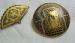 Pair of Beautiful Damascene Enamel Pins