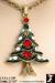 Christmas Necklace: Christmas Tree Long Pendant Necklace