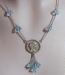 Sterling Madonna Pendant Necklace