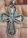Sterling Silver 925 Celtic/Gothic Cross Pendant/Necklace