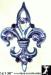 Fleur D'Lis Pin: Silvertone Fleur D'Lis Brooch, Fleur D'Lis