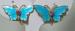 Vintage Enamel Butterfly Earrings