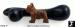 Bakelite: Vintage Plastic Wood Dog Bone & Scottie Dog Pin