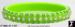 Lucite Rhinestone Bangle Bracelet; Lime Green Plastic Bangle