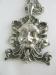 God of Wine Silenus Sterling Silver Pendant/Necklace