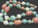 Fall Colors Wooden Bead Necklace