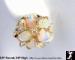 Opal Earrings: Genuine Semiprecious Opal Earrings Pierced