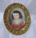 Portrait Under Glass Brooch