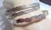 Trio of Sterling Silver Bracelets - Mexico, Native American