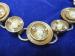 Vintage Gold Tone Faux Pearl & Rhinestone Necklace