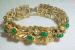 Jade, Pearls and Rhinestones Bracelet