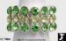 Stretch Ring: Lemon Mint Green Rhinestone Stretch Ring