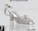 High Heel Shoe Pendant: Sterling CZ High Heel Shoe Pendant