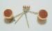 Early Goldstone Collar Buttons and Pins 1883