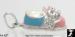 Baby Shoe Pendant: Sterling Pink Blue Baby Shoe Pendant